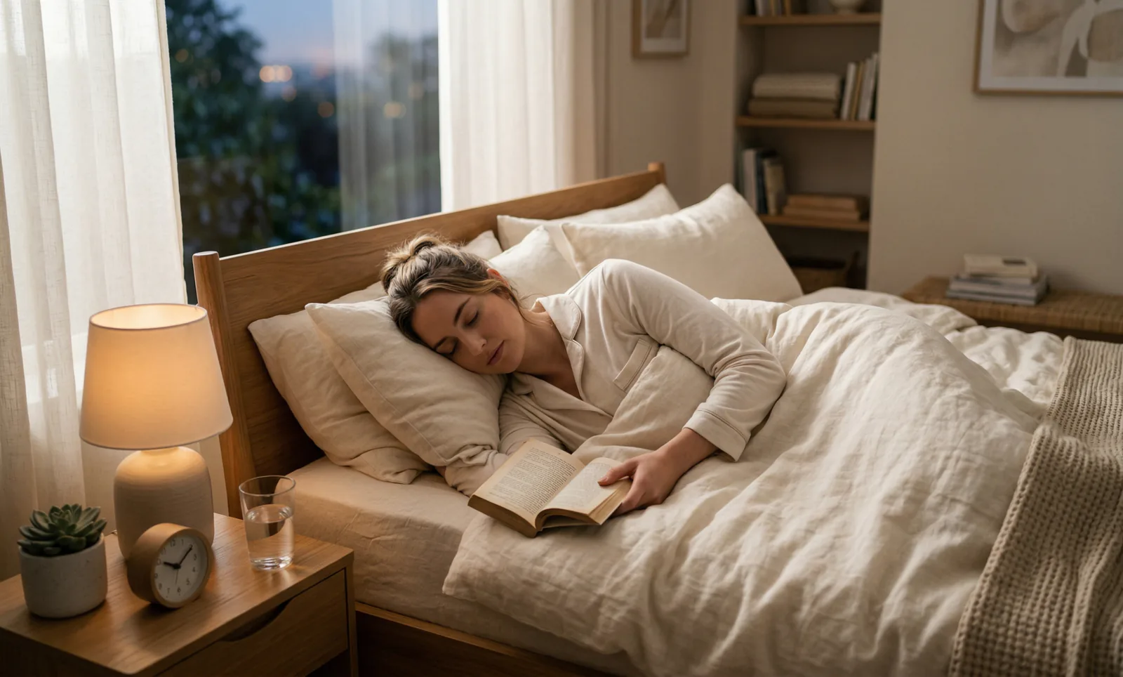 Illustration für: Wie Sie sich abends auf den Schlaf vorbereiten und was Sie wirklich wach hält