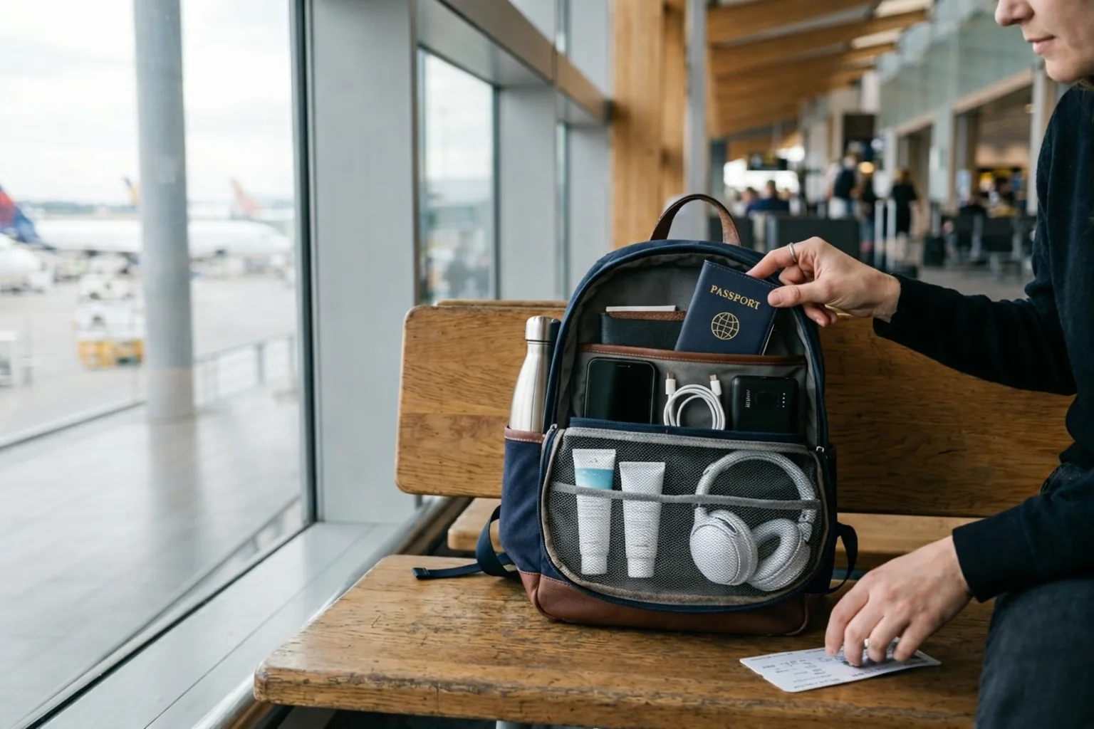 Illustration für: Was Sie ins Handgepäck packen sollten und was Sie besser nicht einpacken sollten