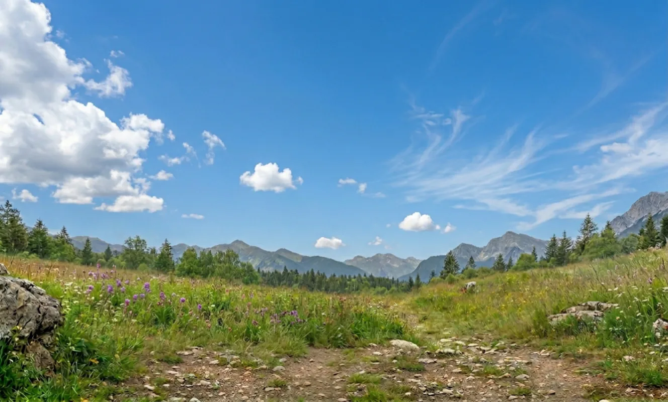 Illustration für: Warum ist der Himmel blau?
